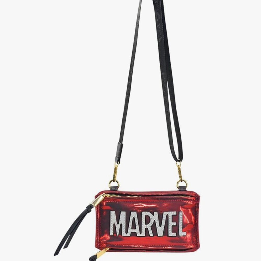 New with tags Marvel x Fred Segal Brick Marvel Logo Crossbody Bag